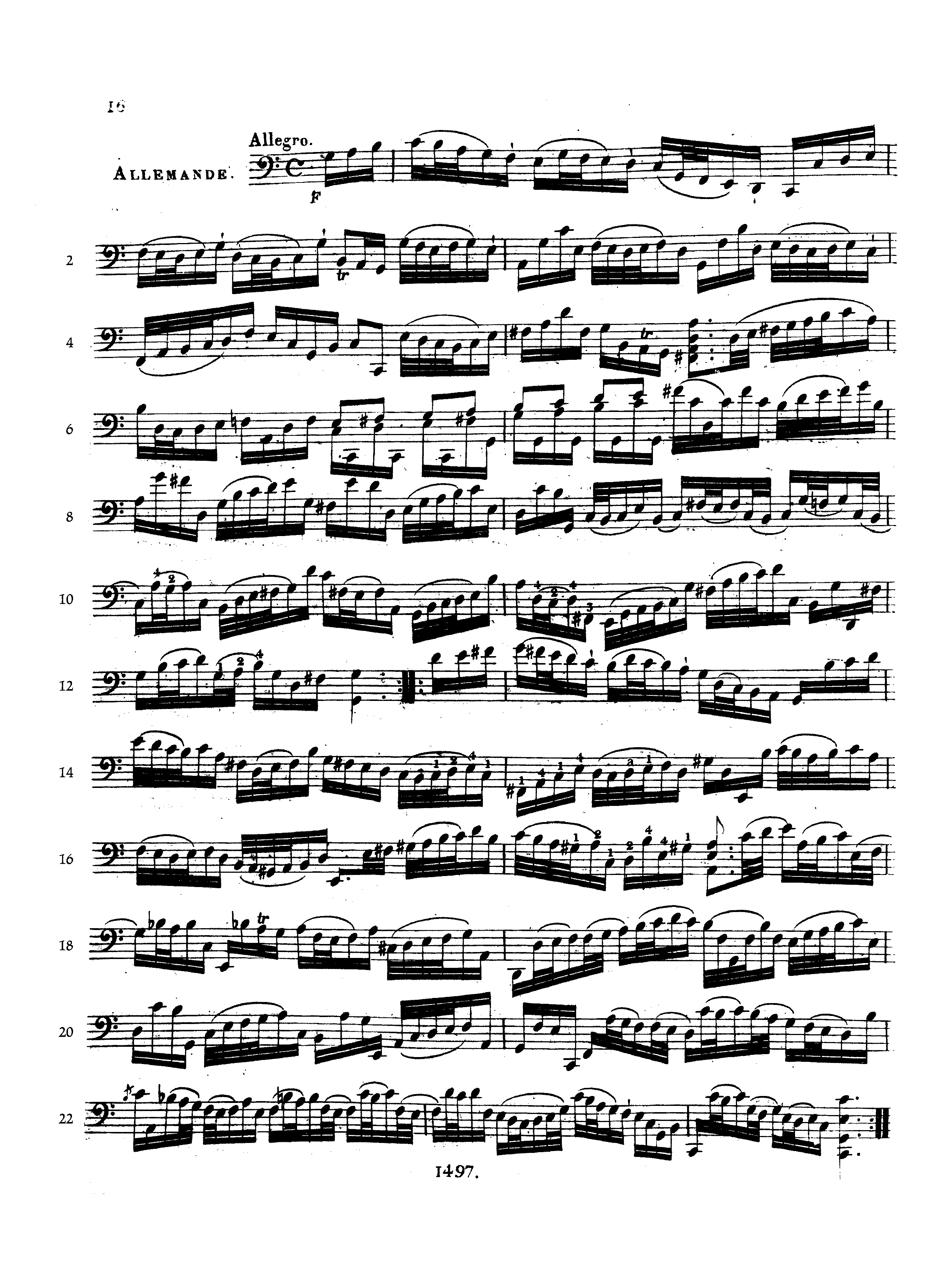 bach cello suites sheet music
