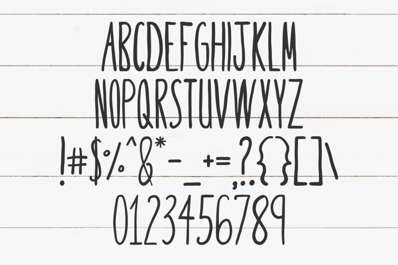 skinny letters font
